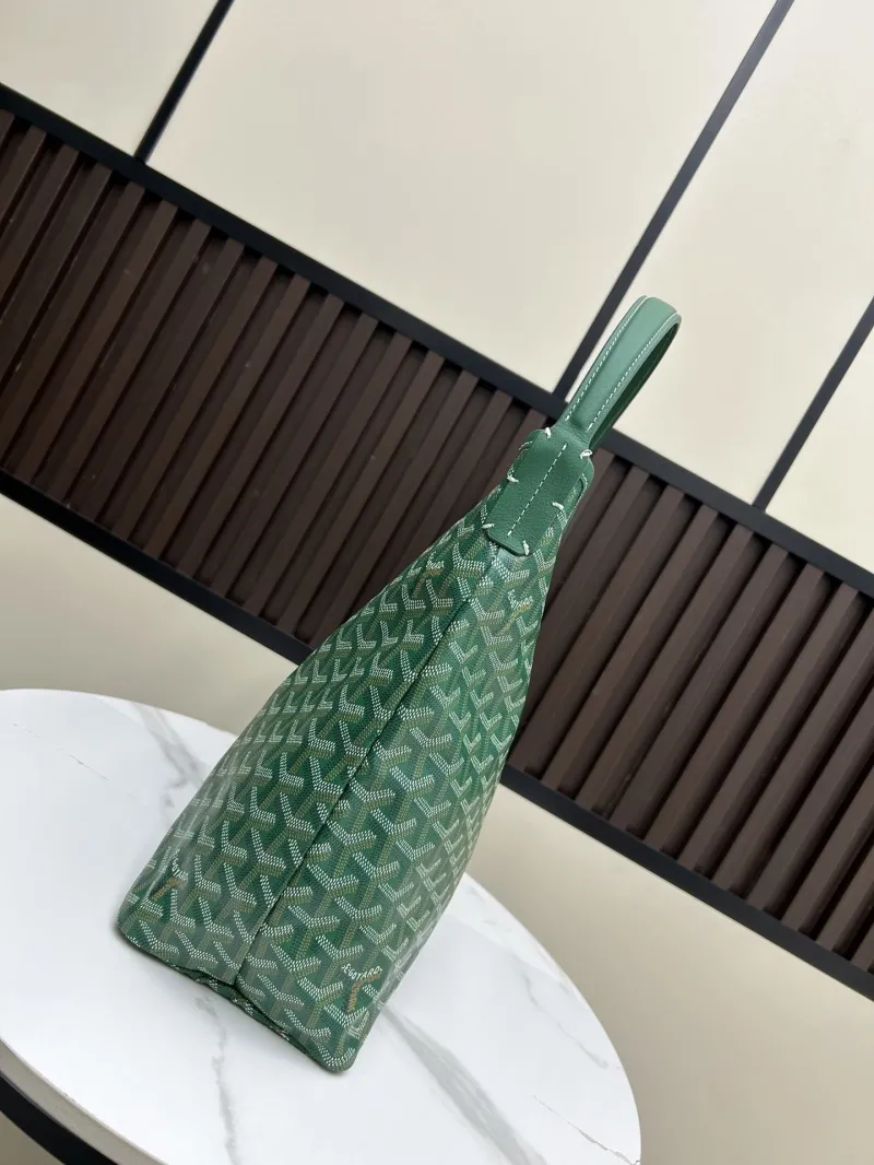 Alternative view of Goyard Green Top Handle Hobo Bag 42x27x15cm