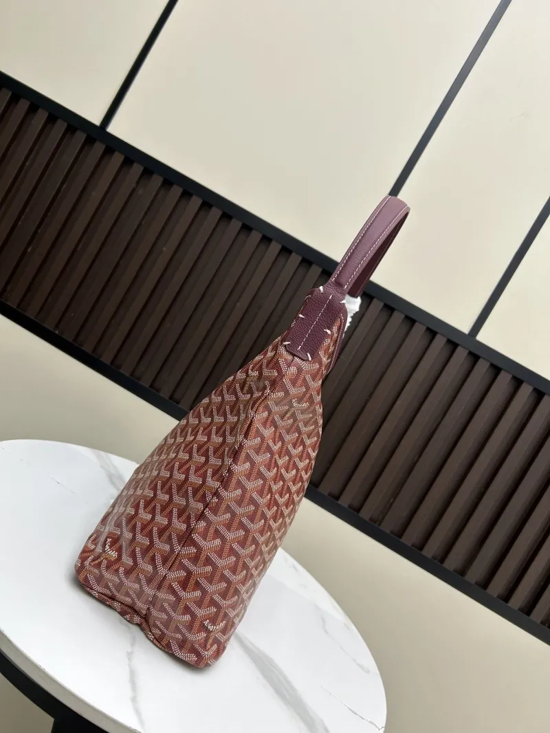 Alternative view of Goyard Burgundy Hobo Shoulder Bag 468