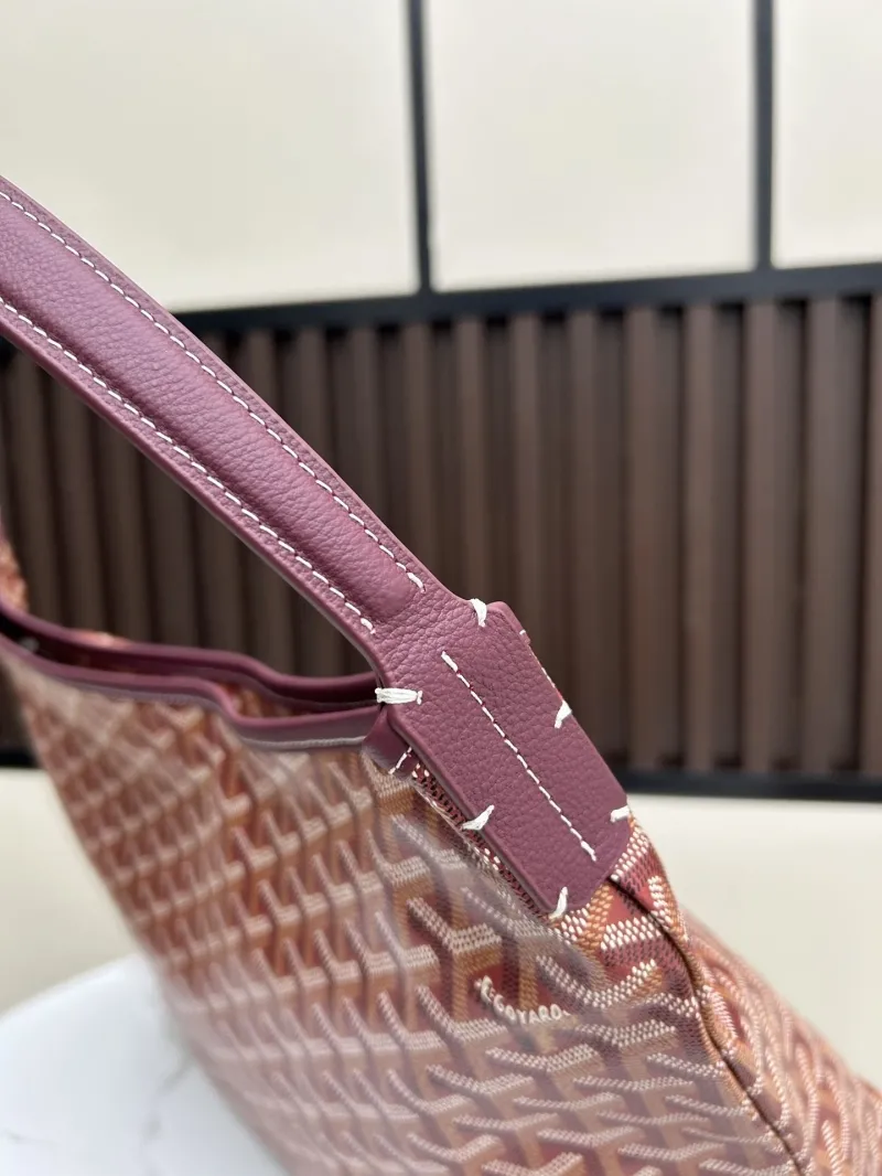 Goyard Burgundy Hobo Shoulder Bag 468 - Image 5