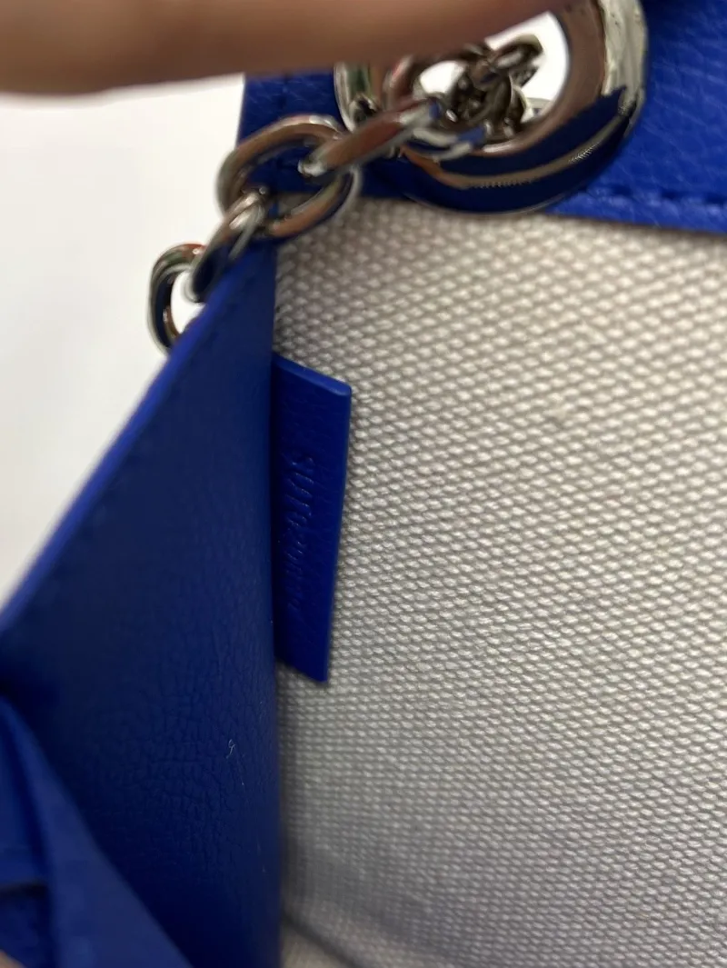 Goyard Blue Chain Shoulder Bag 2256 Large Small - Image 8