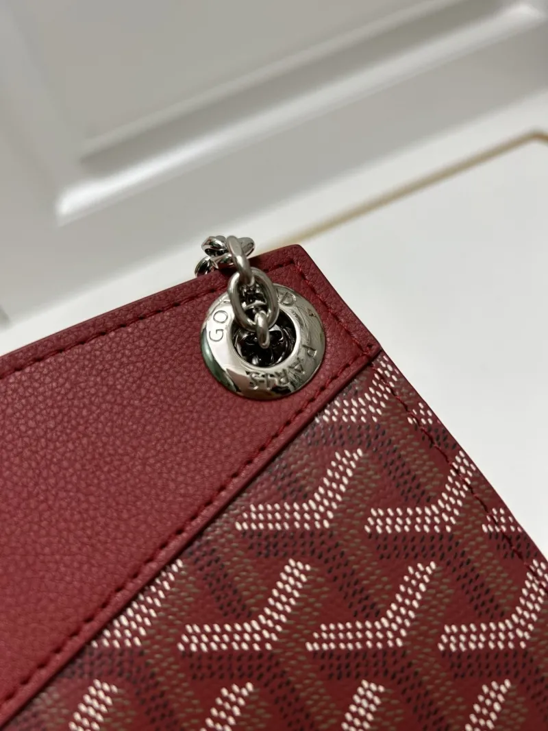 Goyard Burgundy Chain Shoulder Bag 25cm - Image 6