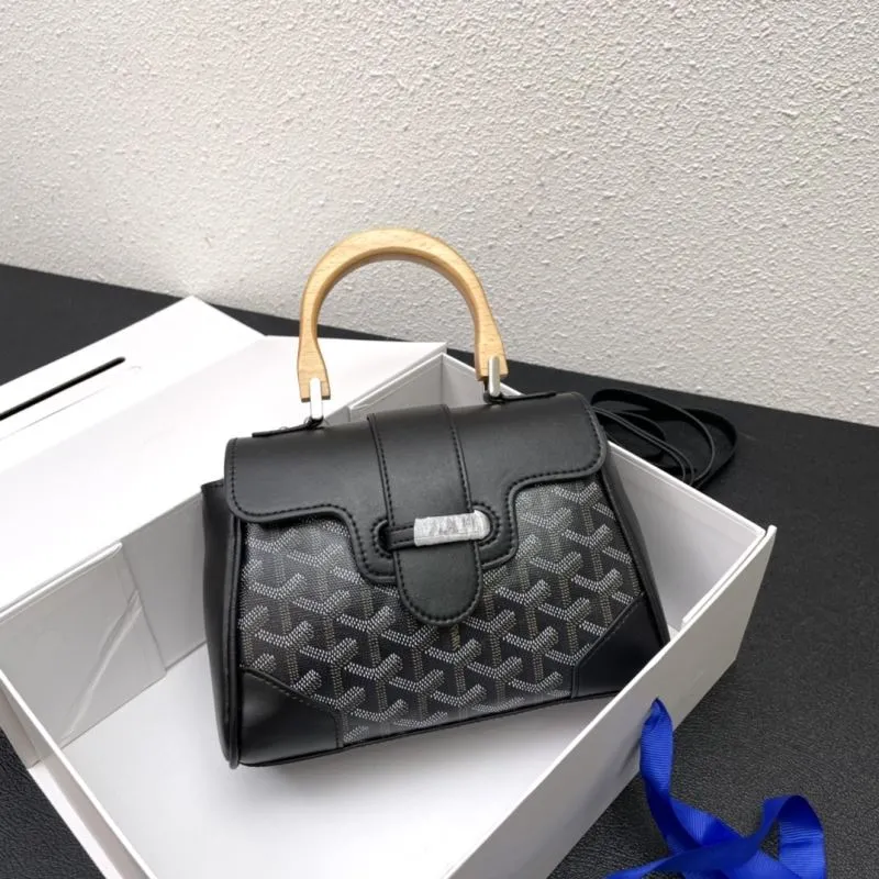 Goyard Black Top Handle Bag 493