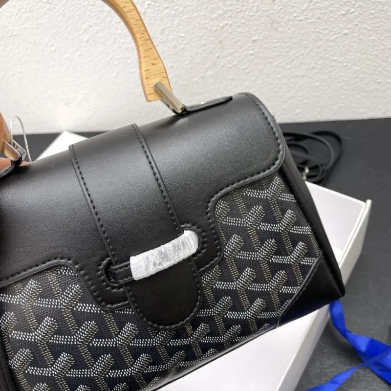 Goyard Black Top Handle Bag 493 - Image 5