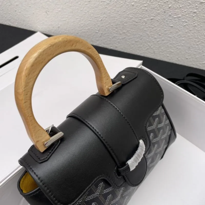 Goyard Black Top Handle Bag 493 - Image 6