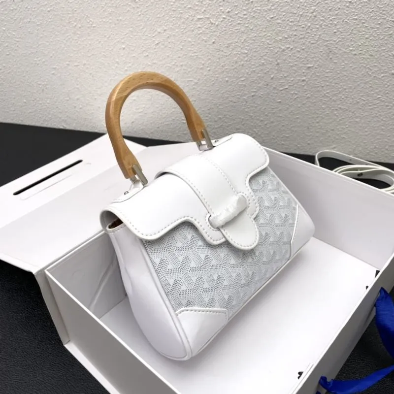 Alternative view of Goyard White Top Handle Crossbody Bag 494