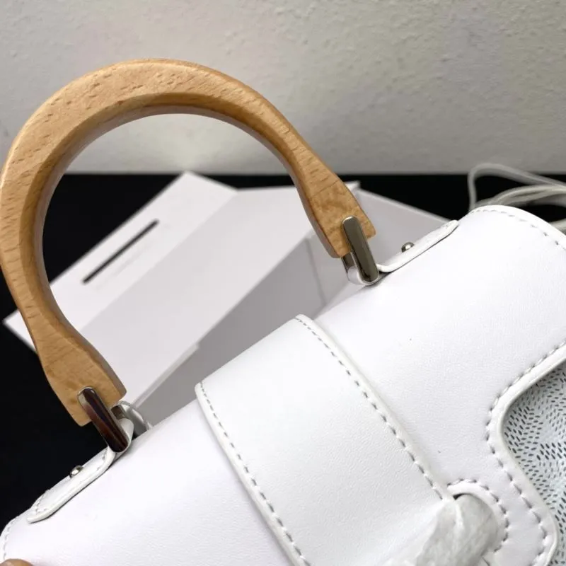 Goyard White Top Handle Crossbody Bag 494 - Image 6