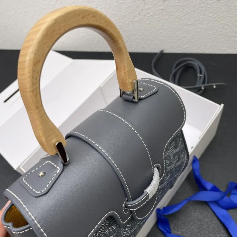 Goyard Gray Top Handle Bag 495 - Image 6