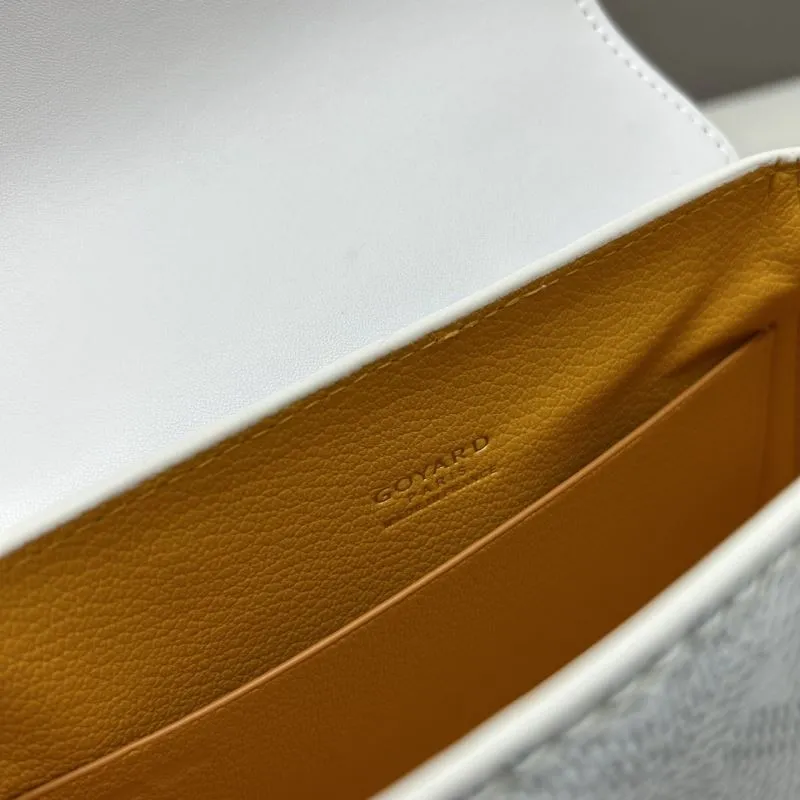 Goyard White Top Handle Bag 501 - Image 8