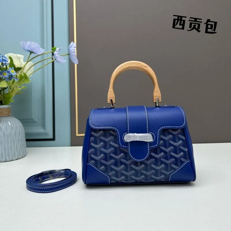 Goyard Blue Top Handle Bag 503