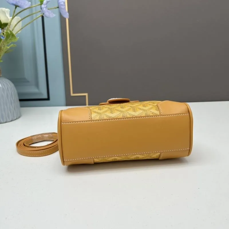 Goyard Yellow Top Handle Bag 504 - Image 5