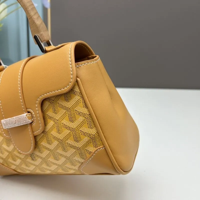 Goyard Yellow Top Handle Bag 504 - Image 6