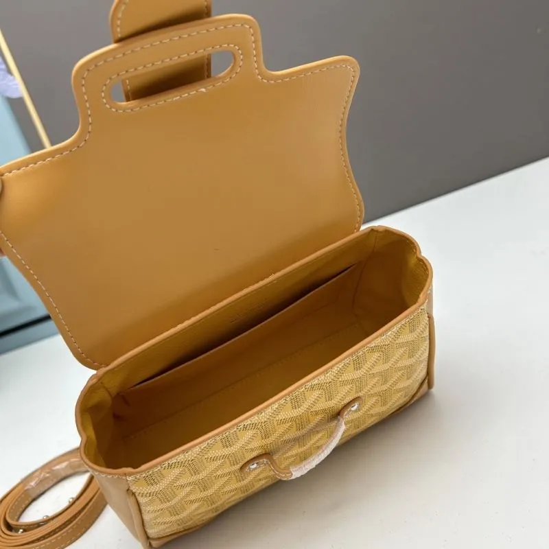 Goyard Yellow Top Handle Bag 504 - Image 7