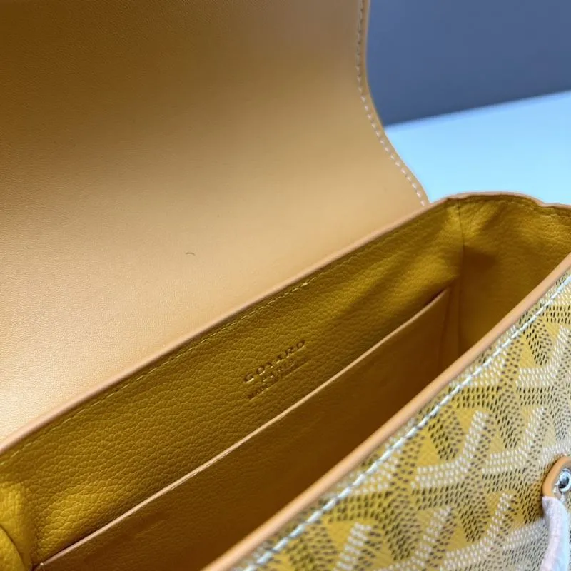 Goyard Yellow Top Handle Bag 504 - Image 8