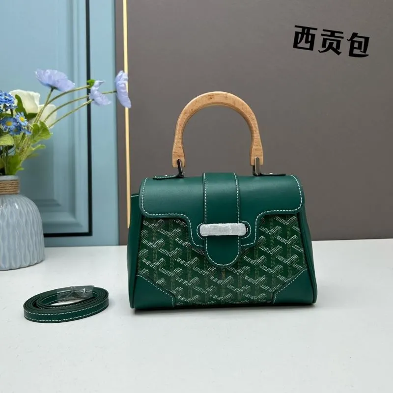 Goyard Green Top Handle Bag 505