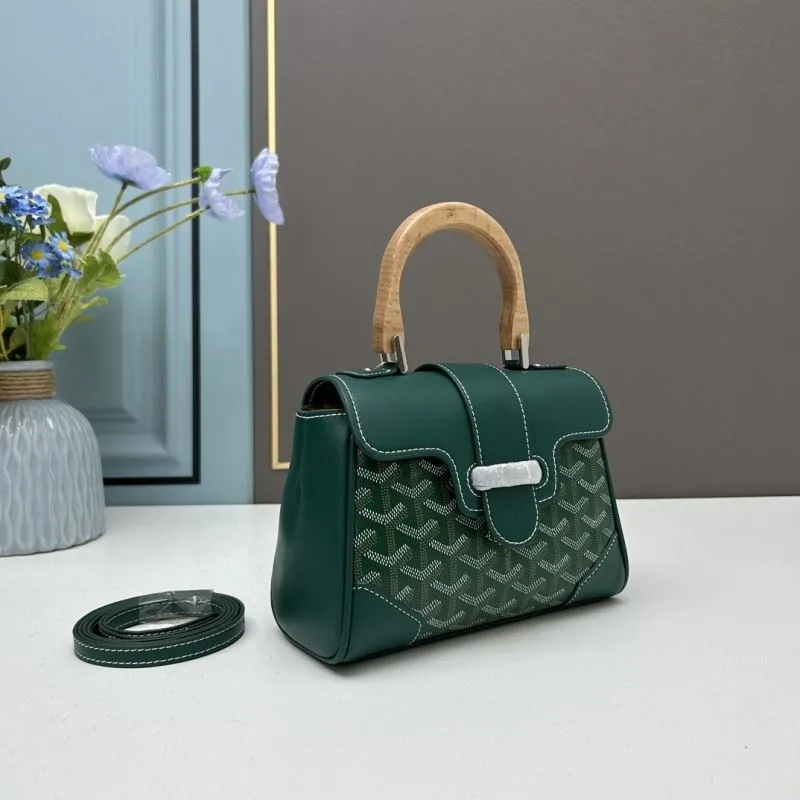 Alternative view of Goyard Green Top Handle Bag 505