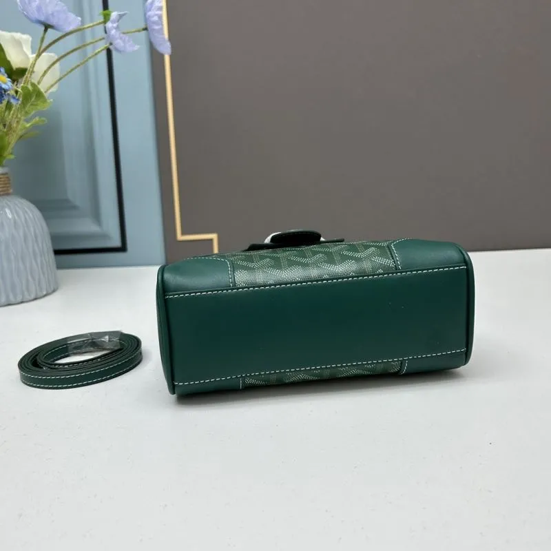 Goyard Green Top Handle Bag 505 - Image 5