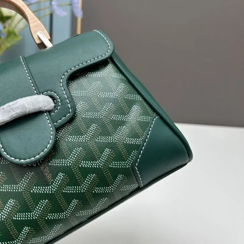 Goyard Green Top Handle Bag 505 - Image 6