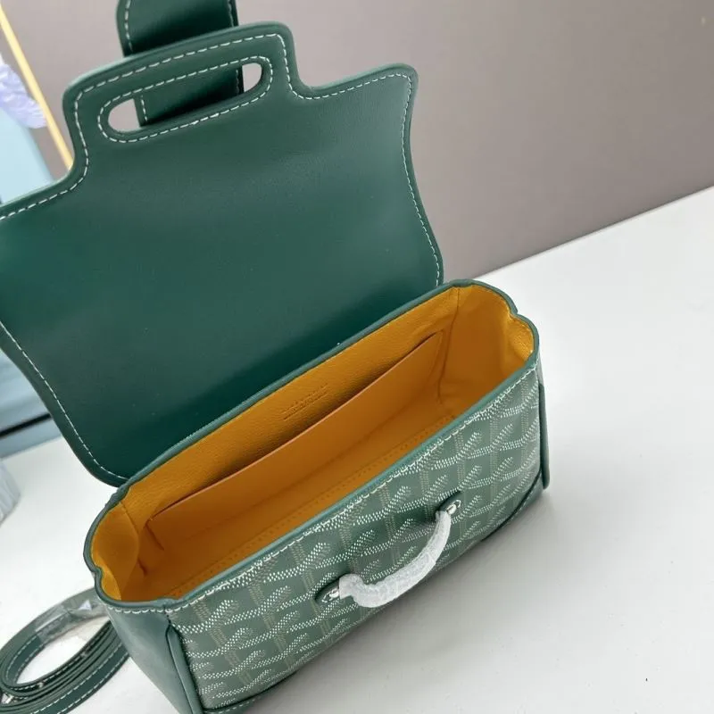 Goyard Green Top Handle Bag 505 - Image 7