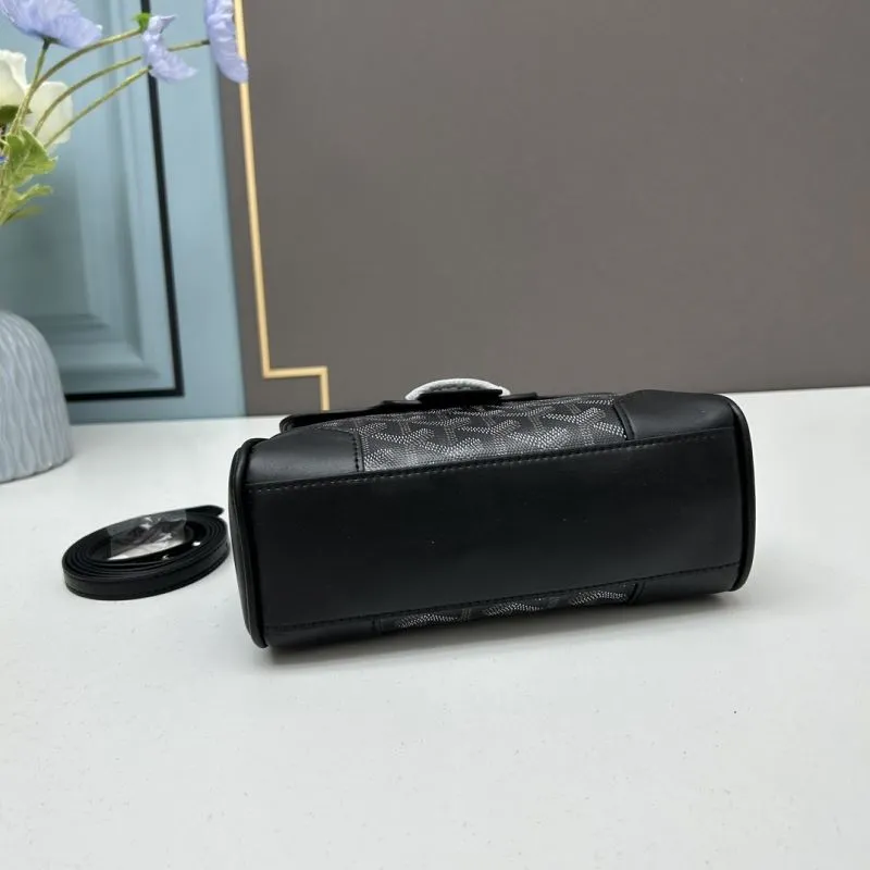 Goyard Black Top Handle Shoulder Bag 506 - Image 5