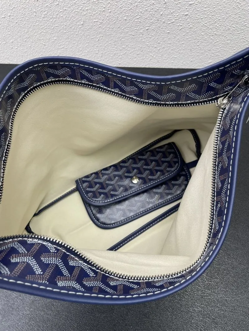 Goyard Blue Hobo Shoulder Bag 42cm SKU 516 - Image 9