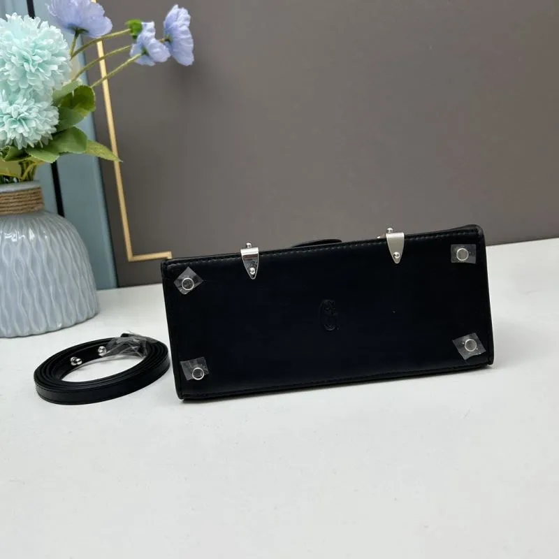 Goyard Black Top Handle Bag 528 - Image 5