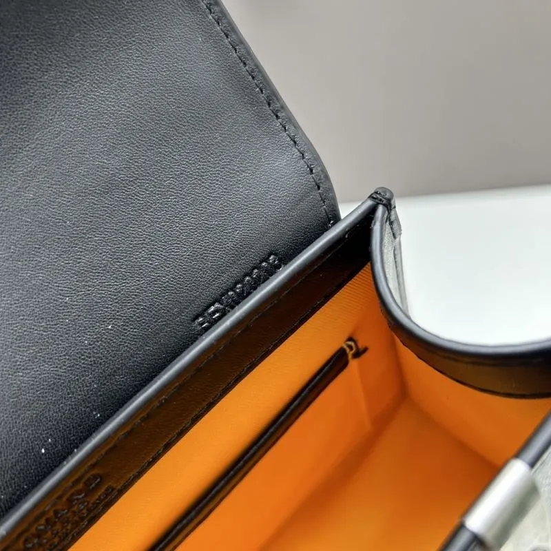 Goyard Black Top Handle Bag 528 - Image 8