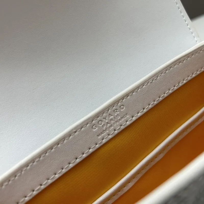 Goyard White Top Handle Handbag 532 - Image 8