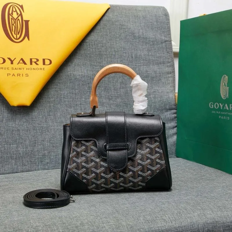 Alternative view of Goyard Black Top Handle Bag 535