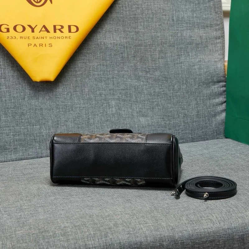Goyard Black Top Handle Bag 535 - Image 5