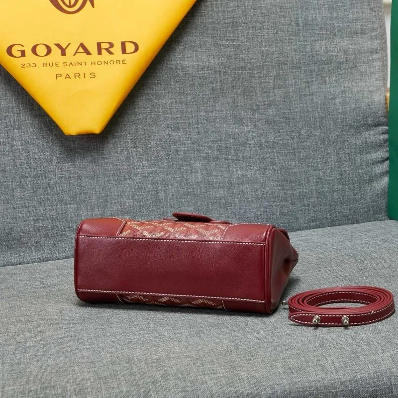 Goyard Burgundy Top Handle Bag 538 - Image 6
