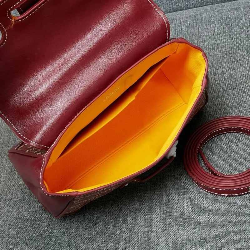 Goyard Burgundy Top Handle Bag 538 - Image 8
