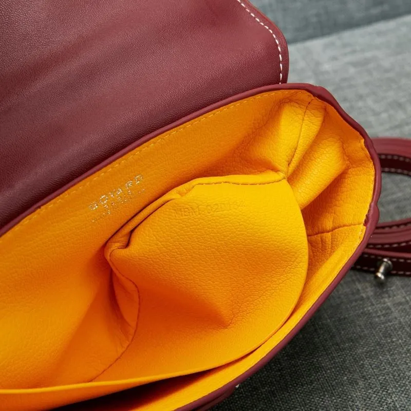 Goyard Burgundy Top Handle Bag 538 - Image 9