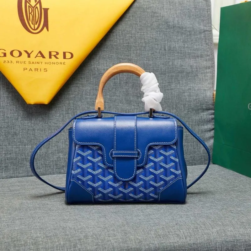 Goyard Blue Top Handle Bag 539