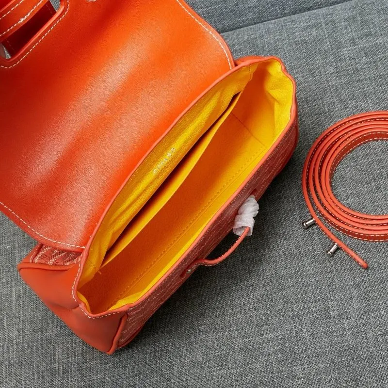 Goyard Orange Top Handle Bag 542 - Image 8