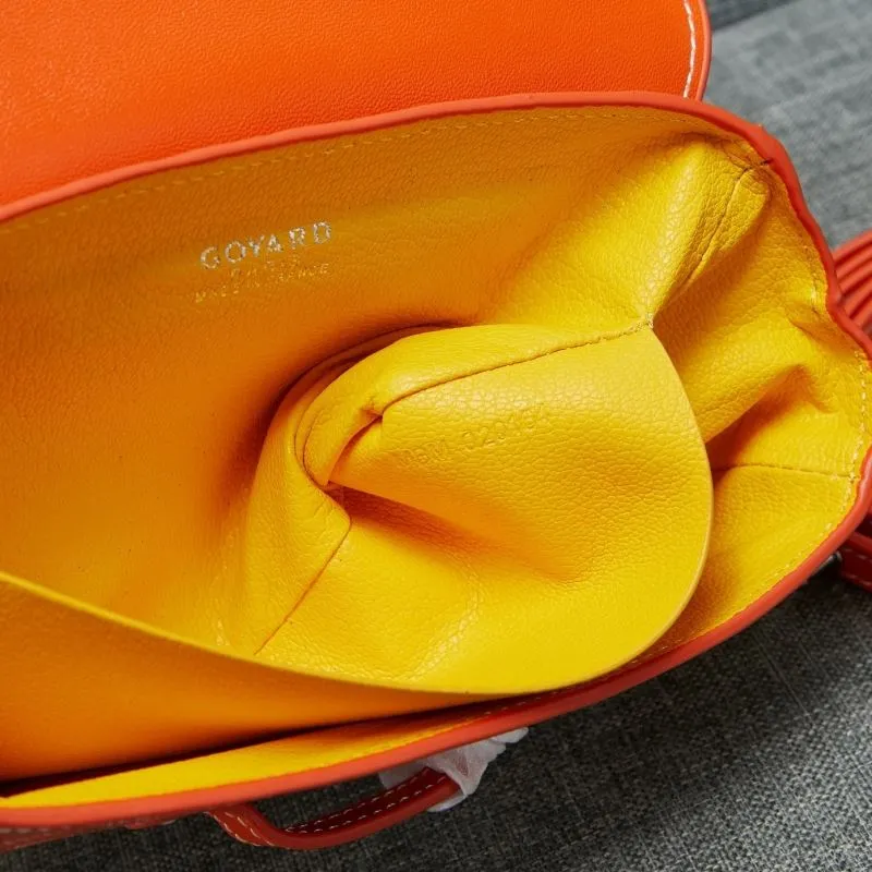 Goyard Orange Top Handle Bag 542 - Image 9