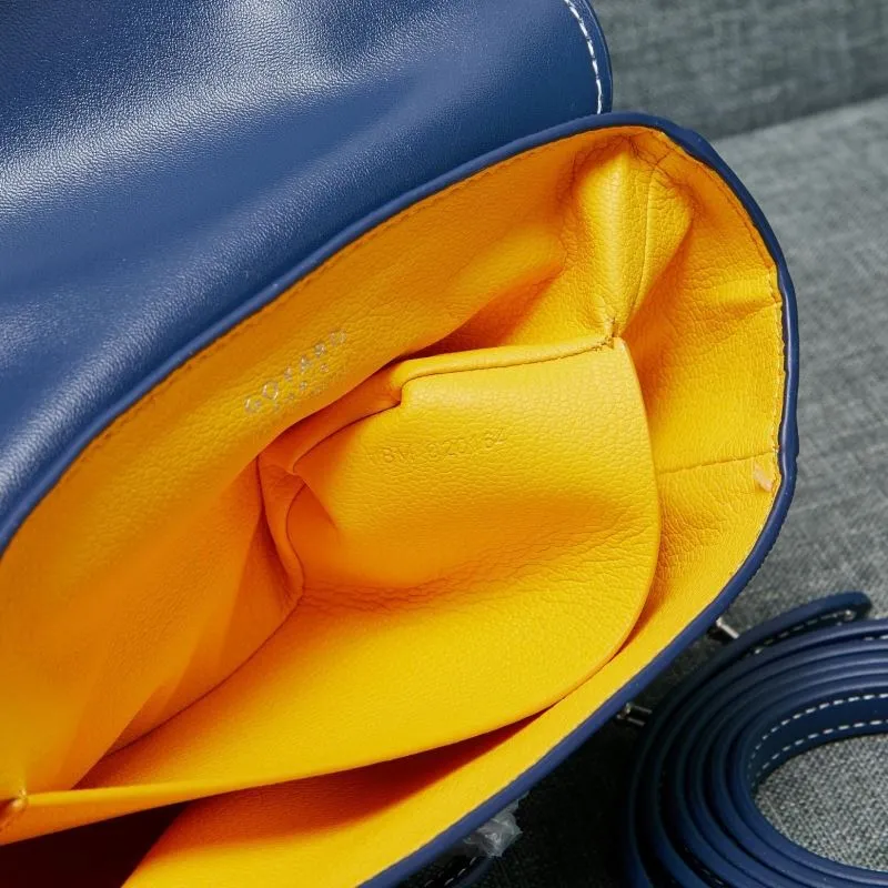 Goyard Blue Top Handle Crossbody Bag - Image 9