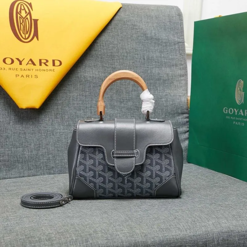 Goyard Gray Top Handle Bag 544