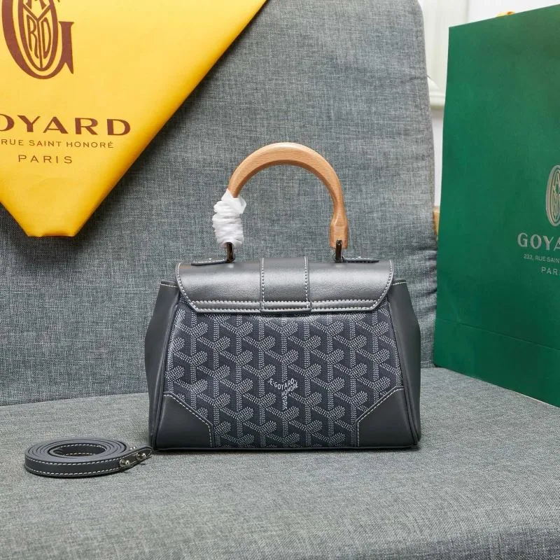 Alternative view of Goyard Gray Top Handle Bag 544