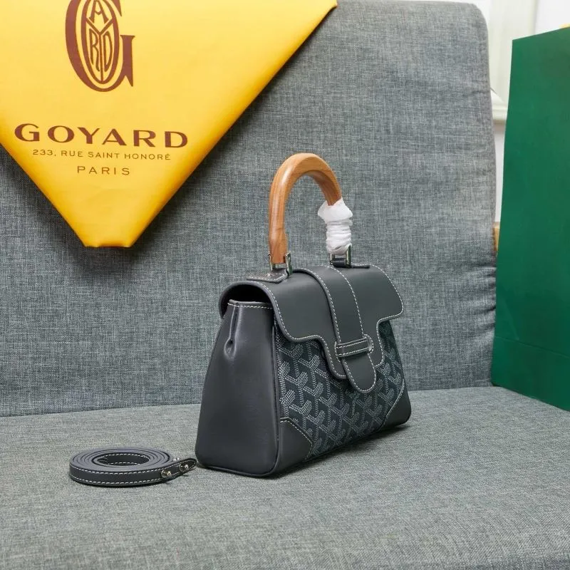 Goyard Gray Top Handle Bag 544 - Image 3