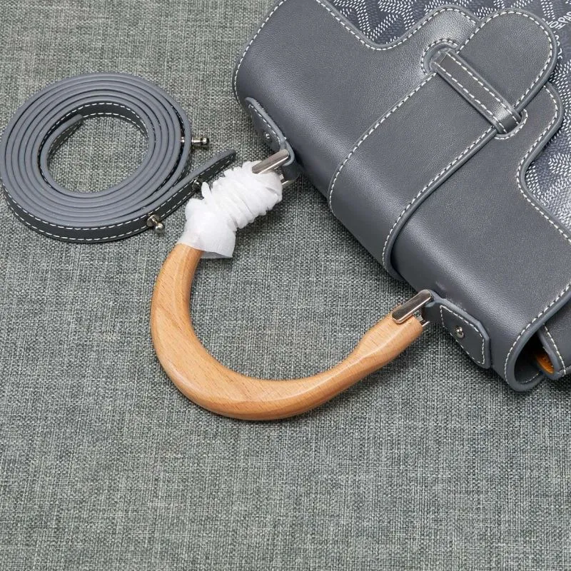 Goyard Gray Top Handle Bag 544 - Image 4