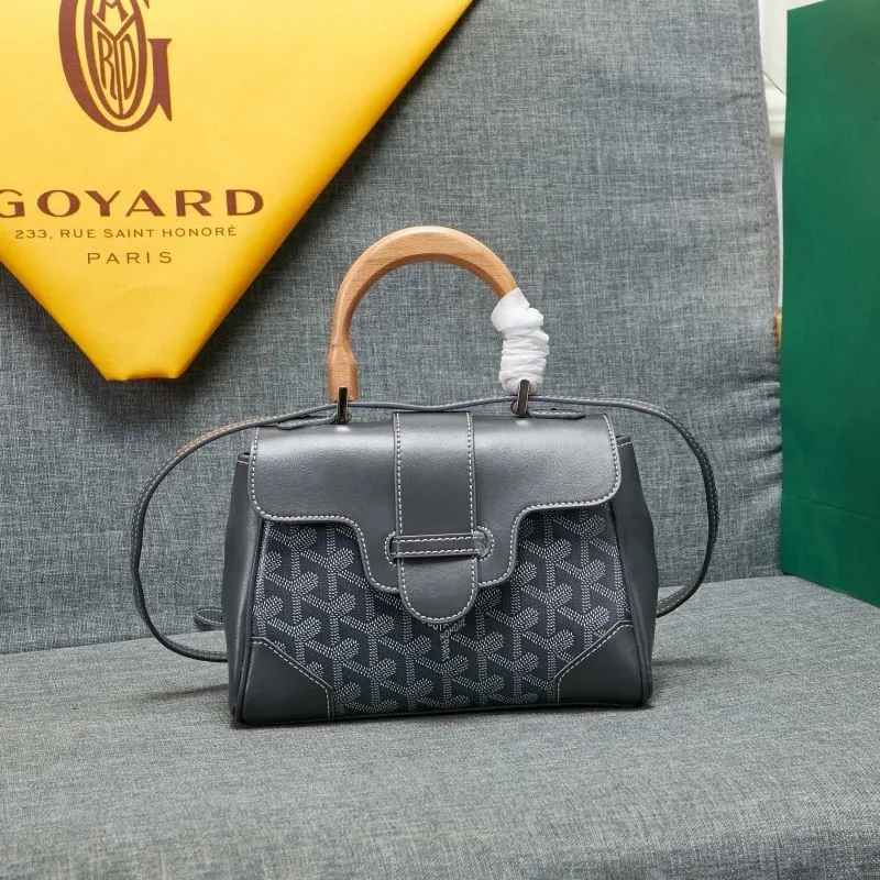 Goyard Gray Top Handle Bag 544 - Image 6