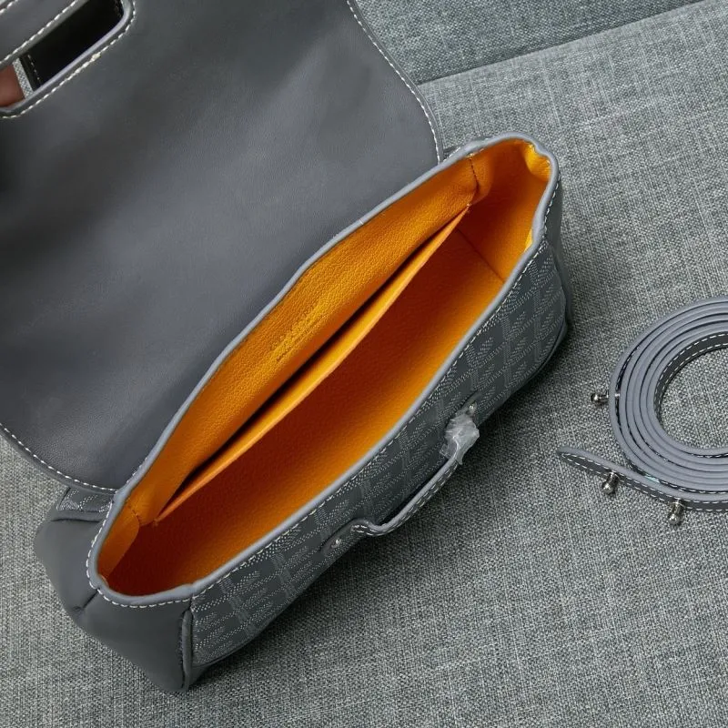 Goyard Gray Top Handle Bag 544 - Image 8