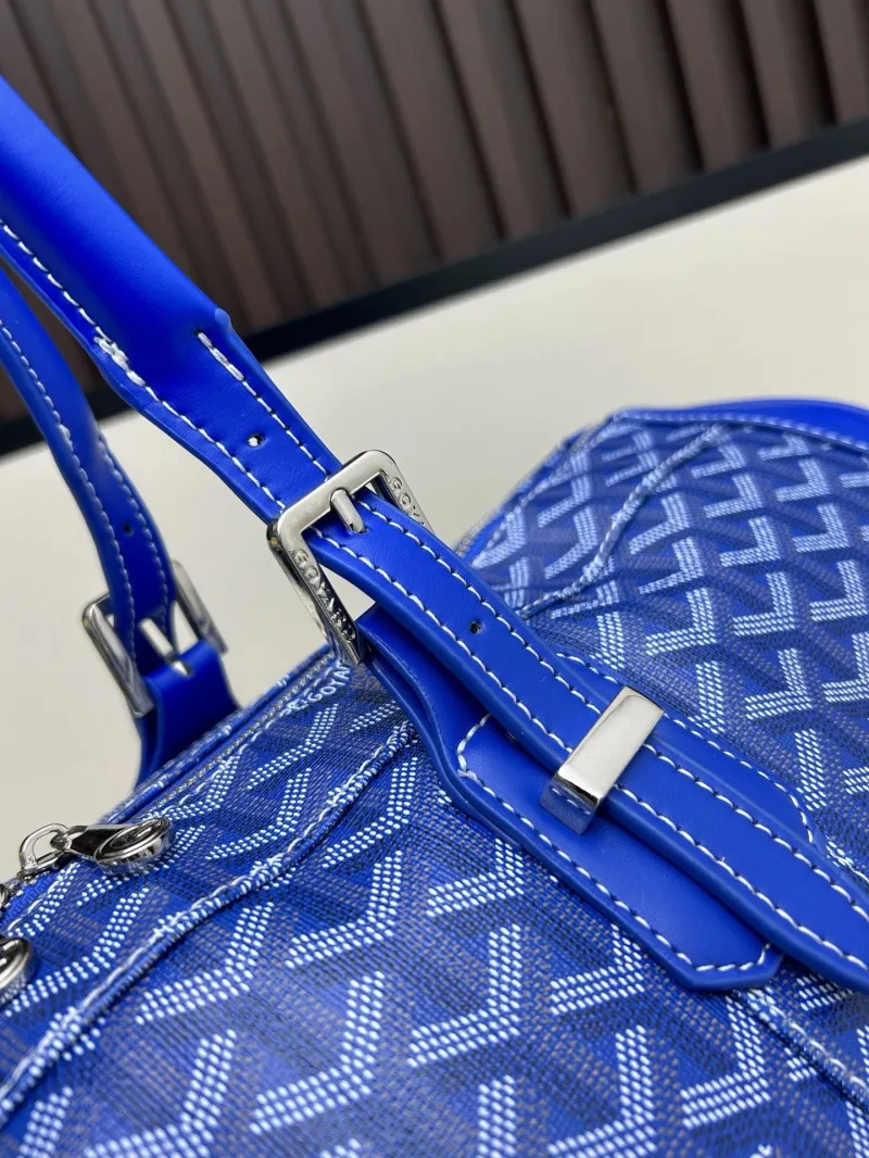 Goyard Blue Travel Duffle Bag - Image 4