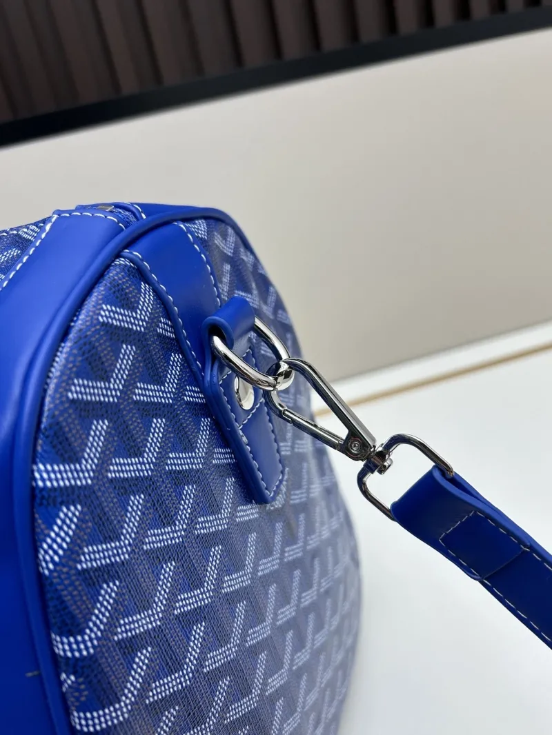 Goyard Blue Travel Duffle Bag - Image 5