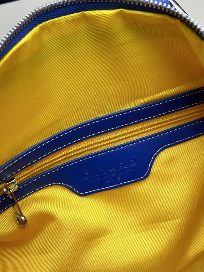 Goyard Blue Travel Duffle Bag - Image 8