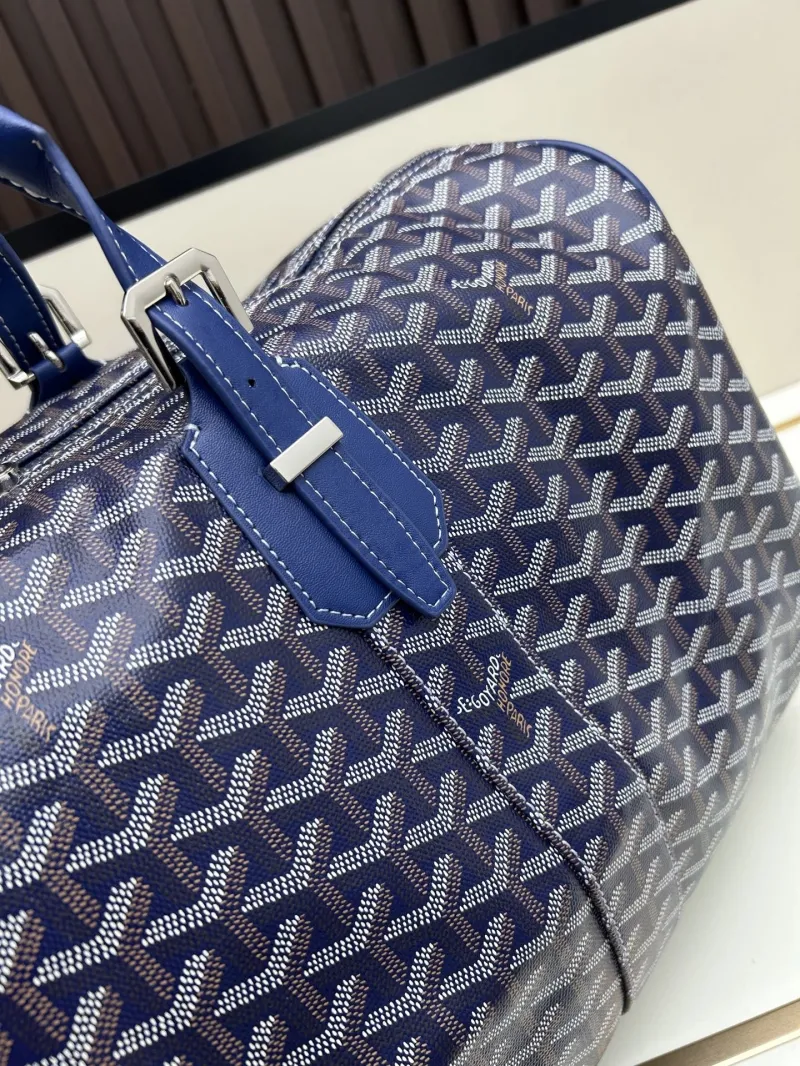 Goyard Blue Travel Duffle Bag - Image 4