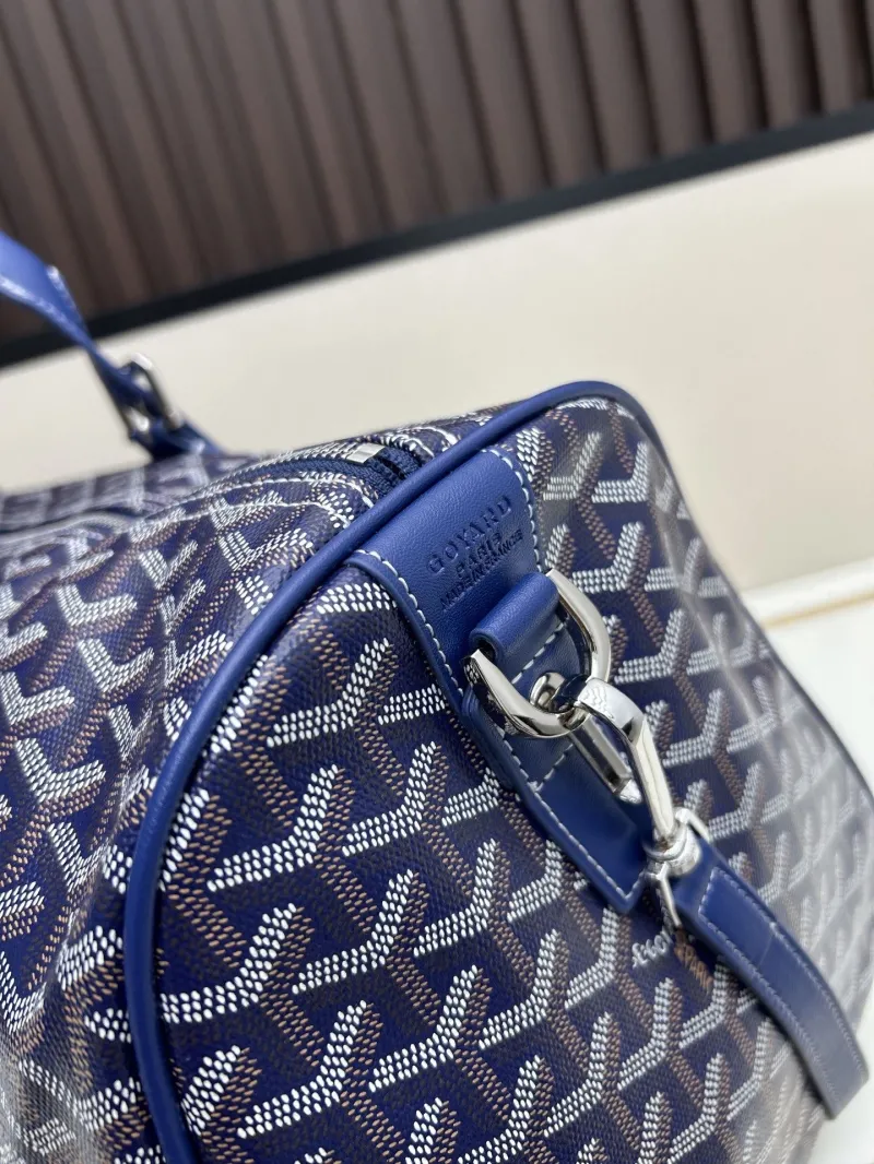 Goyard Blue Travel Duffle Bag - Image 5