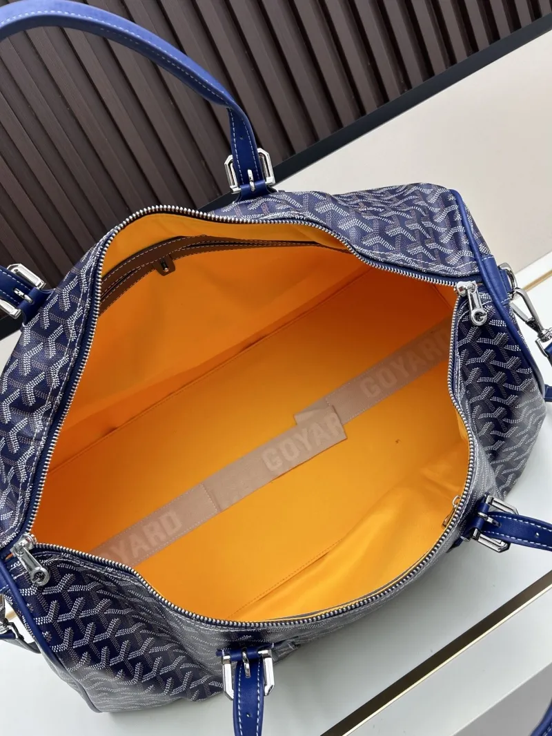Goyard Blue Travel Duffle Bag - Image 7