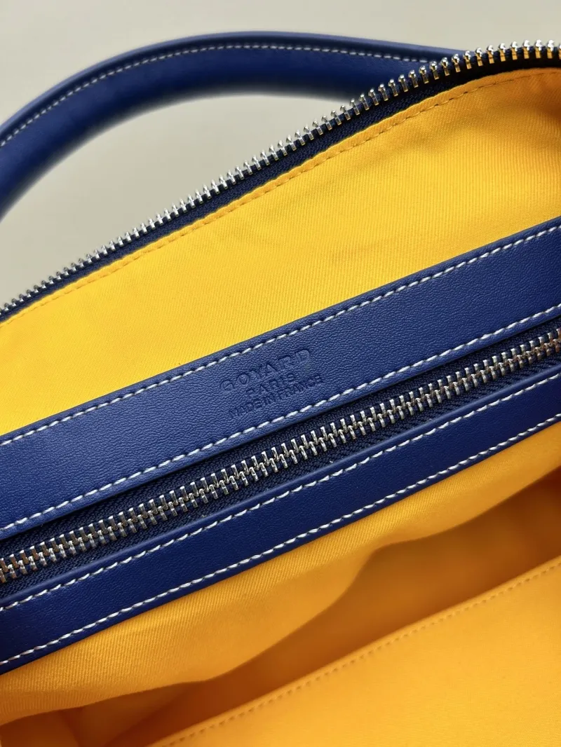 Goyard Blue Travel Duffle Bag - Image 8