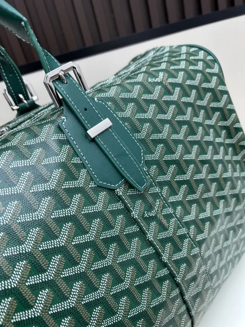 Goyard Green Travel Duffel Bag - Image 5